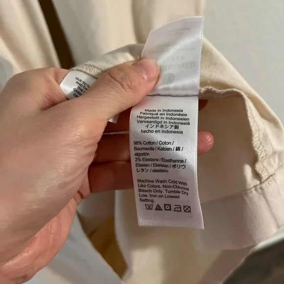 NWT J.Crew Puff-Sleeve Side-Cutout Mini Dress Lightweight Chino Size 22 Sold Out - Picture 11 of 13